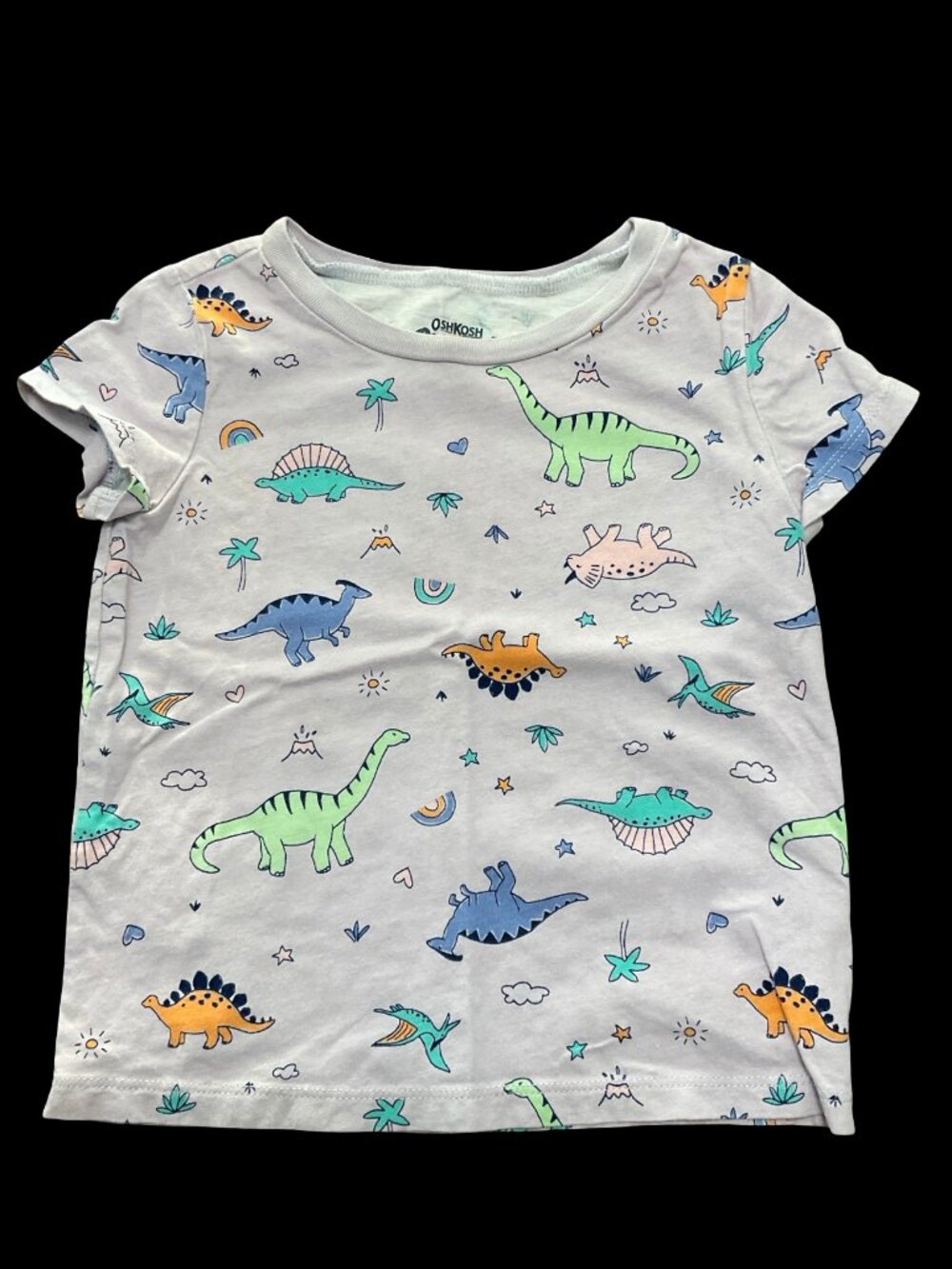 🌻10/$25 - Purple Dinosaur Print Tee